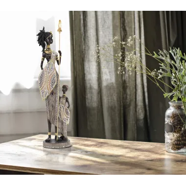 MASAI TRIBAL C/FIGLIO 11,5 8,5 46 cm